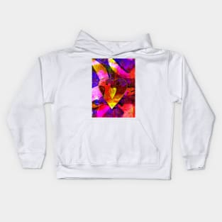 Hearts Collage for Valentine's Day Kids Hoodie